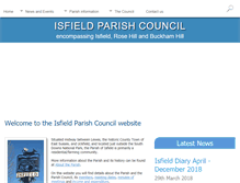 Tablet Screenshot of isfieldpc.org.uk